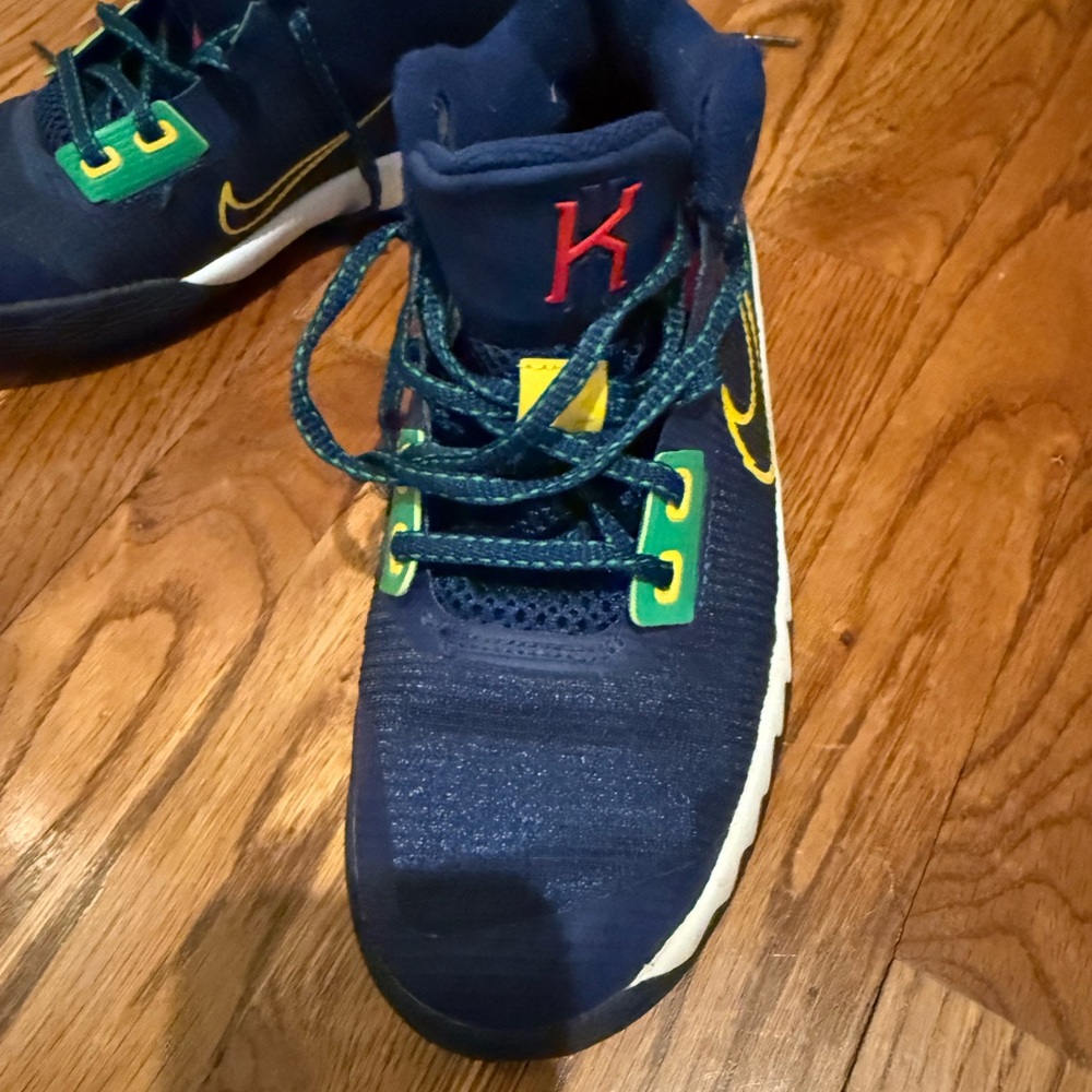 Nike Kids Blue and Yellow Sneakers